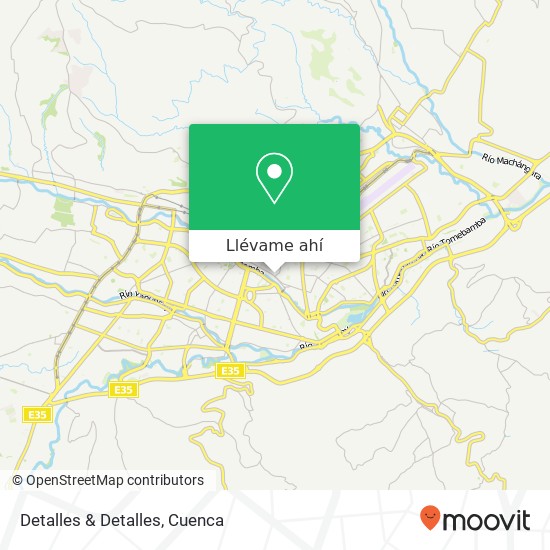 Mapa de Detalles & Detalles, Jerves Cuenca