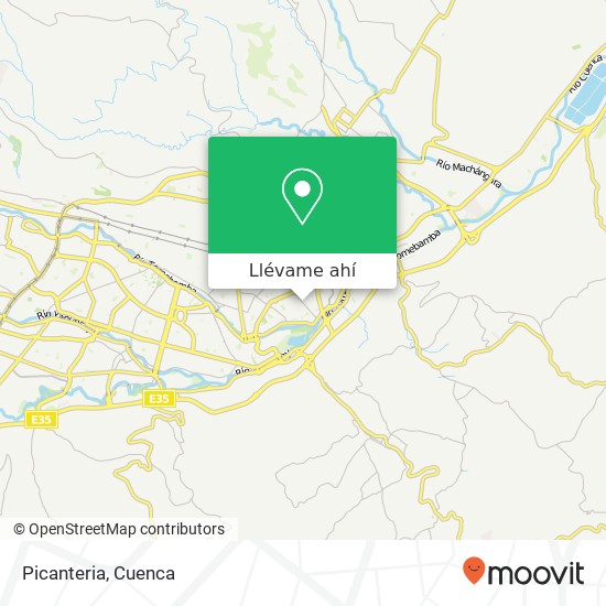 Mapa de Picanteria, Camilo Ponce Cuenca, Cuenca