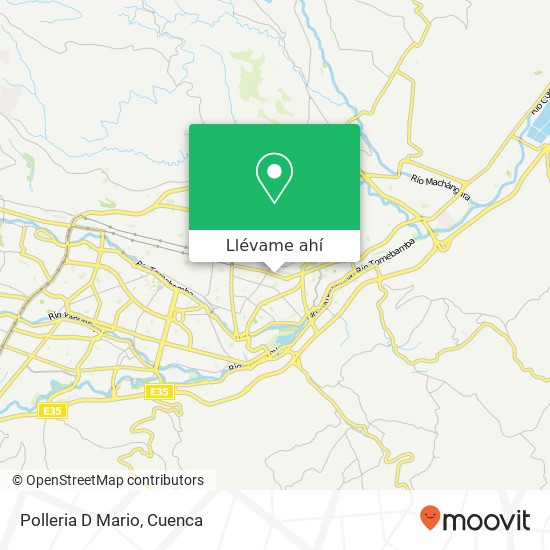 Mapa de Polleria D Mario, Jijon y Caamaño Cuenca, Cuenca