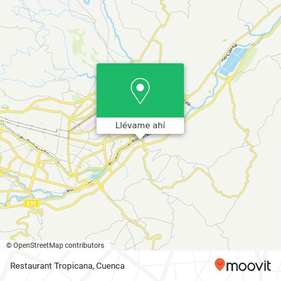 Mapa de Restaurant Tropicana, Washington Cuenca, Cuenca