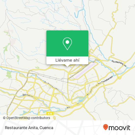 Mapa de Restaurante Anita, Eugenio Espejo Cuenca, Cuenca