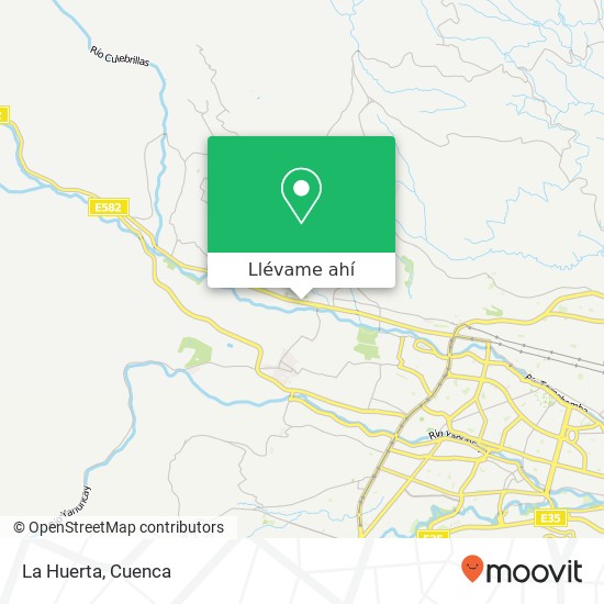 Mapa de La Huerta, Ordoñez Lasso Cuenca