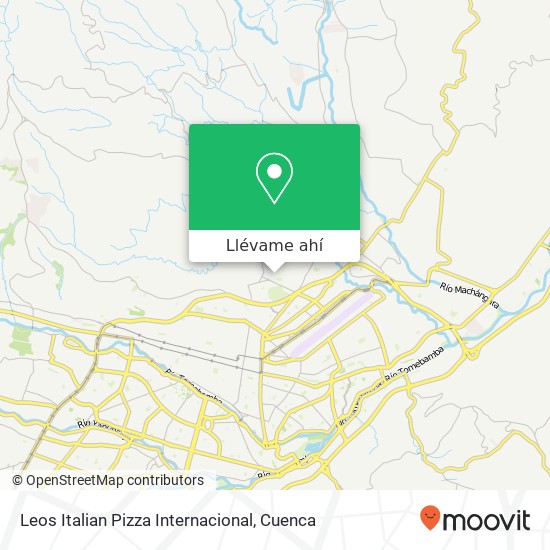 Mapa de Leos Italian Pizza Internacional, Antonio Neumane Cuenca