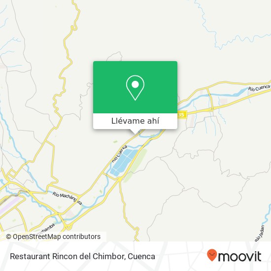 Mapa de Restaurant Rincon del Chimbor, E35 Cuenca, Cuenca