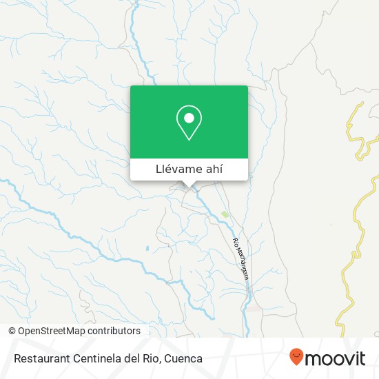 Mapa de Restaurant Centinela del Rio, Ruta Checa Chiquintad, Cuenca
