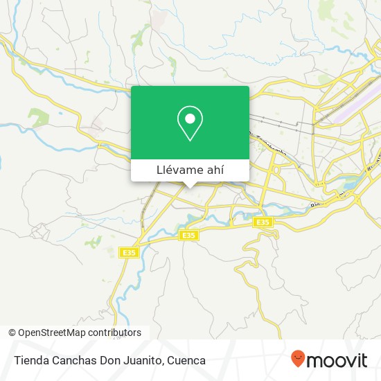 Mapa de Tienda Canchas Don Juanito