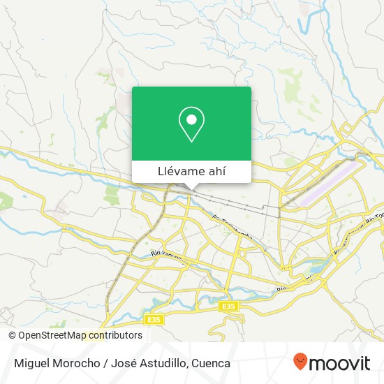 Mapa de Miguel Morocho / José Astudillo