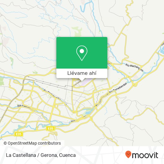 Mapa de La Castellana / Gerona