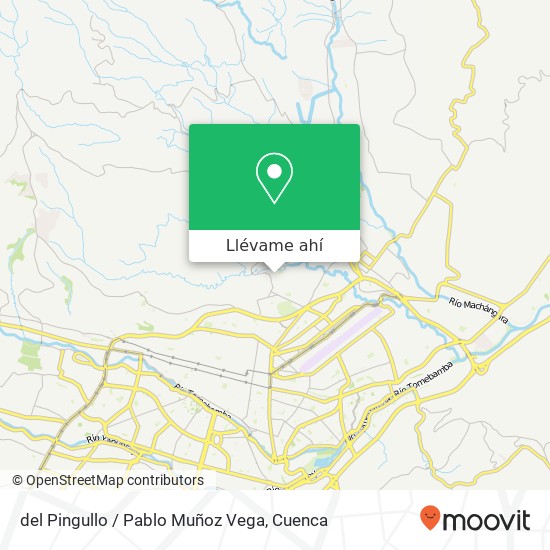 Mapa de del Pingullo / Pablo Muñoz Vega
