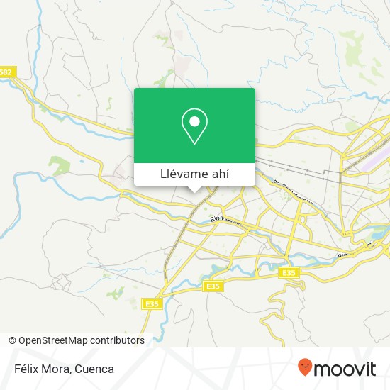 Mapa de Félix Mora