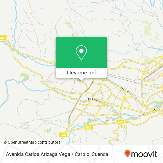 Mapa de Avenida Carlos Arizaga Vega / Carpio