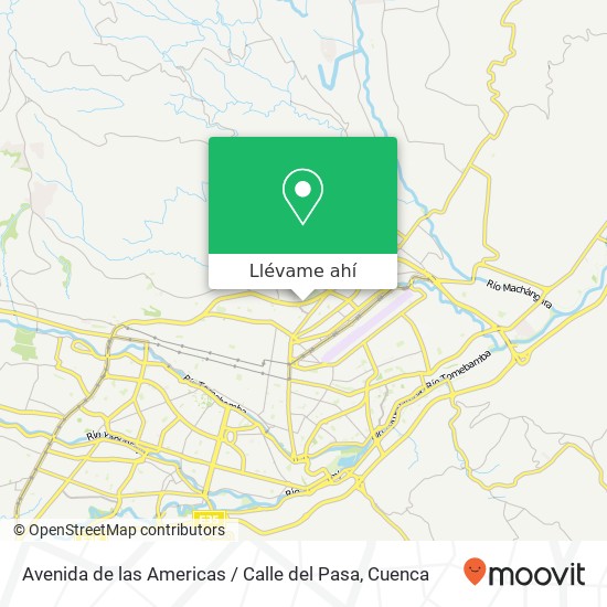 Mapa de Avenida de las Americas / Calle del Pasa