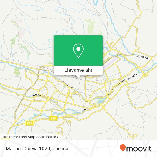 Mapa de Mariano Cueva 1020