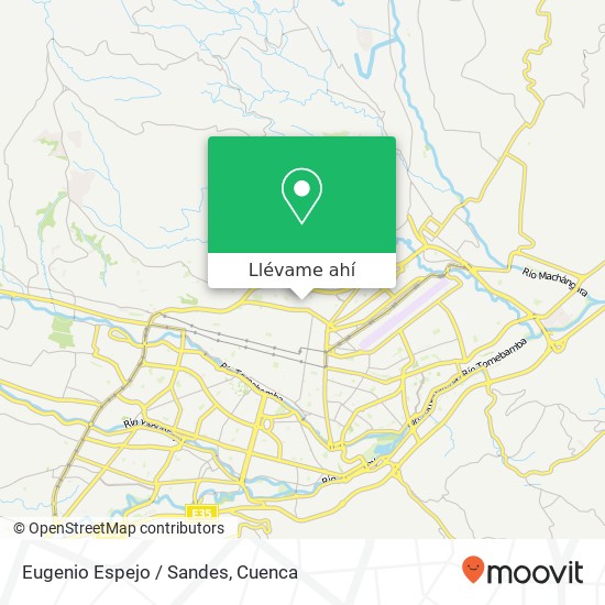 Mapa de Eugenio Espejo / Sandes