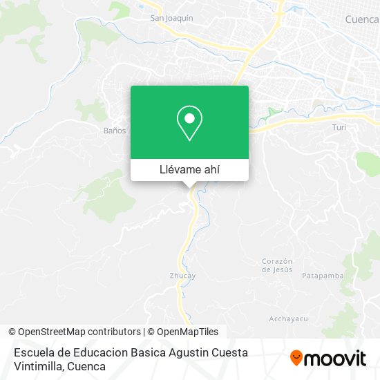 Mapa de Escuela de Educacion Basica Agustin Cuesta Vintimilla
