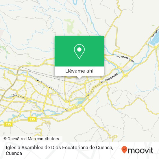 Mapa de Iglesia Asamblea de Dios Ecuatoriana de Cuenca