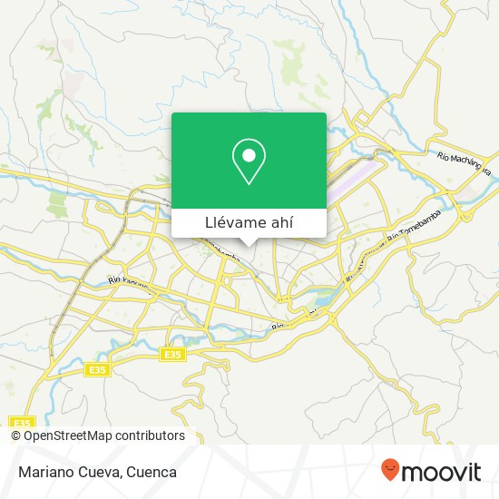 Mapa de Mariano Cueva