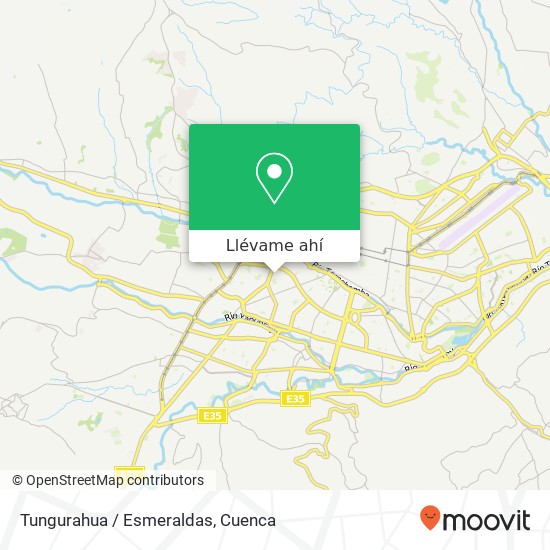 Mapa de Tungurahua / Esmeraldas