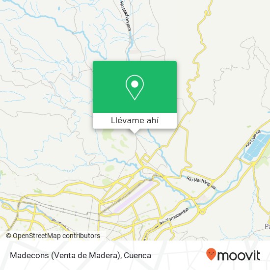 Mapa de Madecons (Venta de Madera)