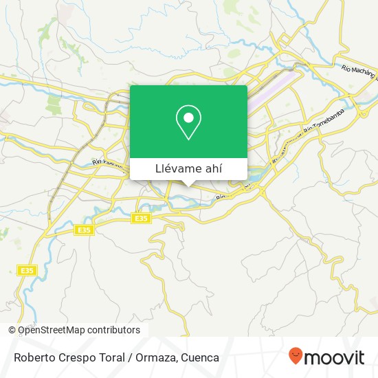 Mapa de Roberto Crespo Toral / Ormaza