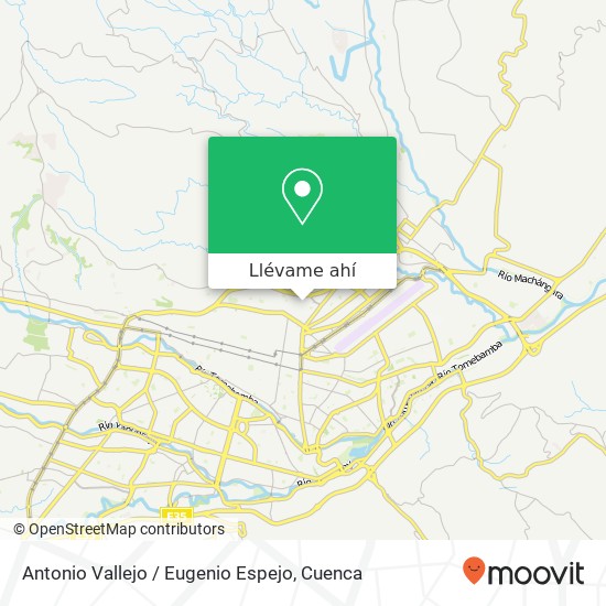 Mapa de Antonio Vallejo / Eugenio Espejo