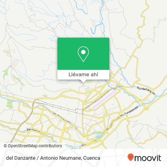 Mapa de del Danzante / Antonio Neumane