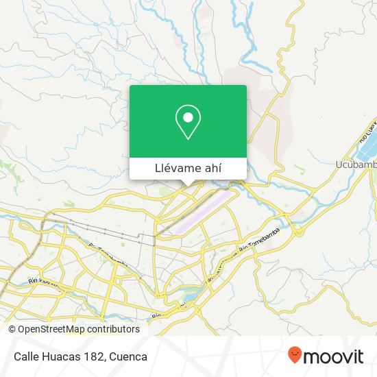 Mapa de Calle Huacas 182