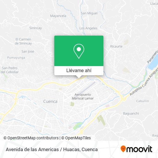 Mapa de Avenida de las Americas / Huacas
