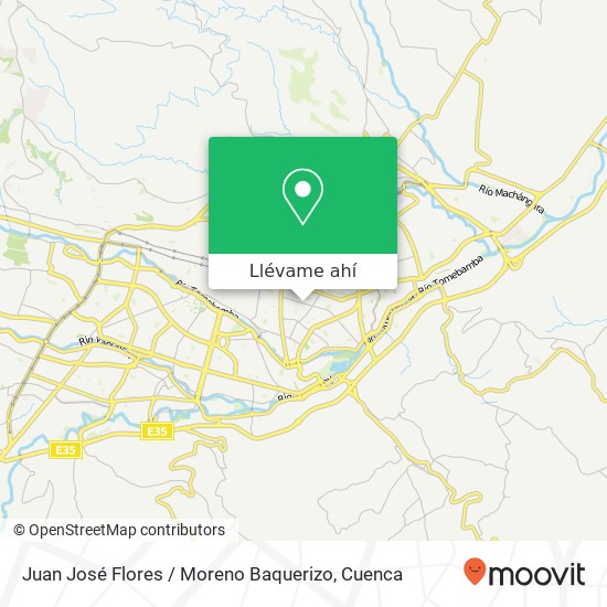 Mapa de Juan José Flores / Moreno Baquerizo