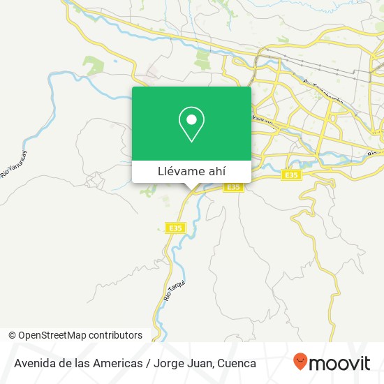 Mapa de Avenida de las Americas / Jorge Juan