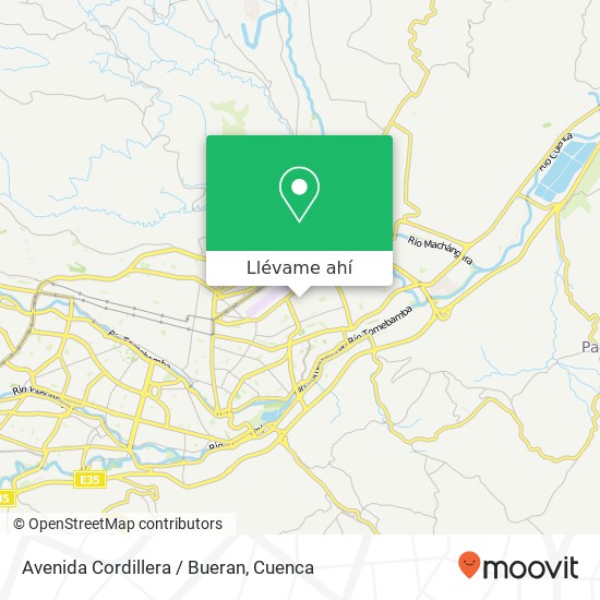 Mapa de Avenida Cordillera / Bueran