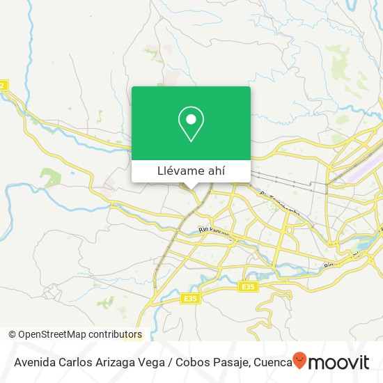 Mapa de Avenida Carlos Arizaga Vega / Cobos Pasaje
