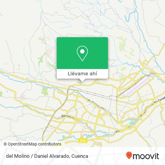 Mapa de del Molino / Daniel Alvarado