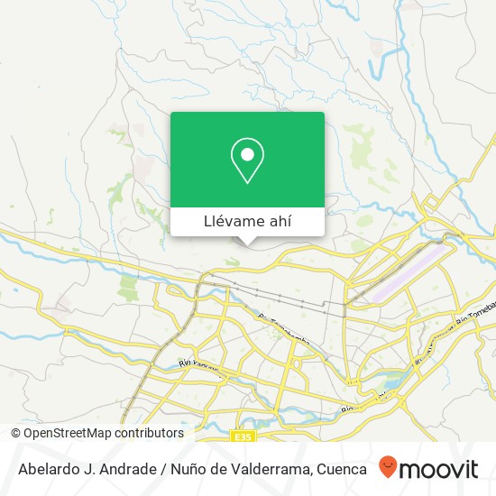 Mapa de Abelardo J. Andrade / Nuño de Valderrama