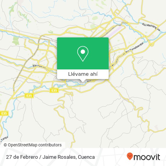 Mapa de 27 de Febrero / Jaime Rosales