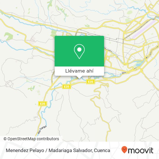 Mapa de Menendez Pelayo / Madariaga Salvador