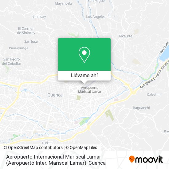 Mapa de Aeropuerto Internacional Mariscal Lamar