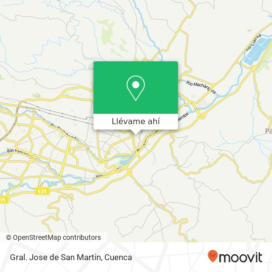 Mapa de Gral. Jose de San Martin
