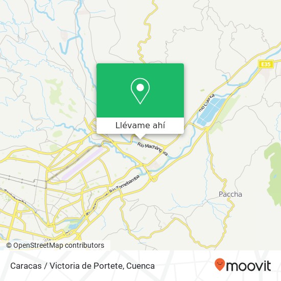 Mapa de Caracas / Victoria de Portete
