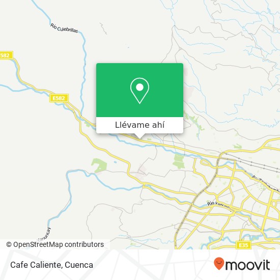 Mapa de Cafe Caliente