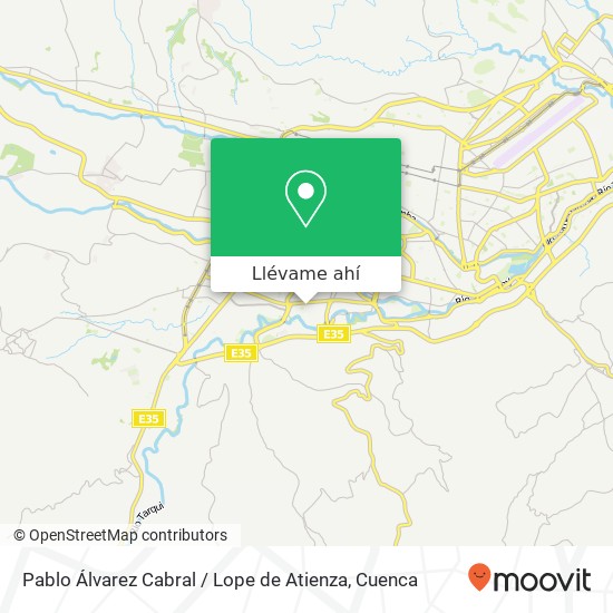 Mapa de Pablo Álvarez Cabral / Lope de Atienza