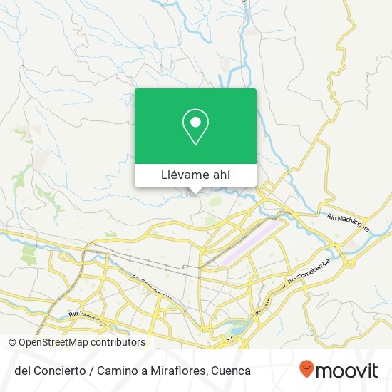 Mapa de del Concierto / Camino a Miraflores