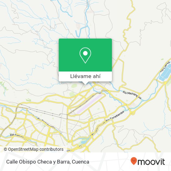 Mapa de Calle Obispo Checa y Barra