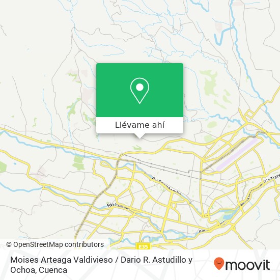 Mapa de Moises Arteaga Valdivieso / Dario R. Astudillo y Ochoa
