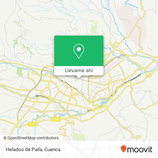 Mapa de Helados de Paila