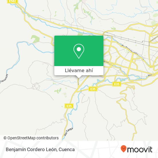 Mapa de Benjamín Cordero León