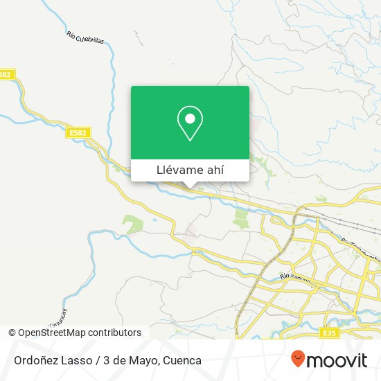 Mapa de Ordoñez Lasso / 3 de Mayo