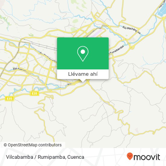 Mapa de Vilcabamba / Rumipamba