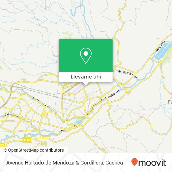 Mapa de Avenue Hurtado de Mendoza & Cordillera