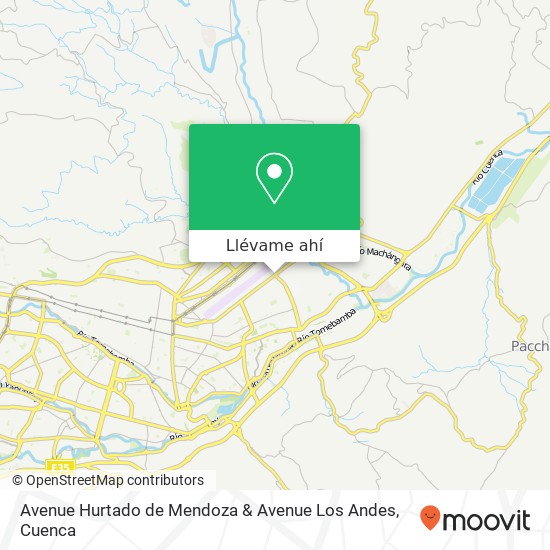 Mapa de Avenue Hurtado de Mendoza & Avenue Los Andes